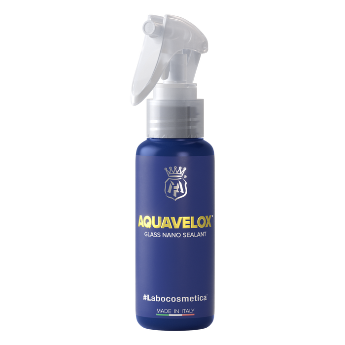 Aquavelox · Revêtement hydrophobe pour vitres · Labocosmetica