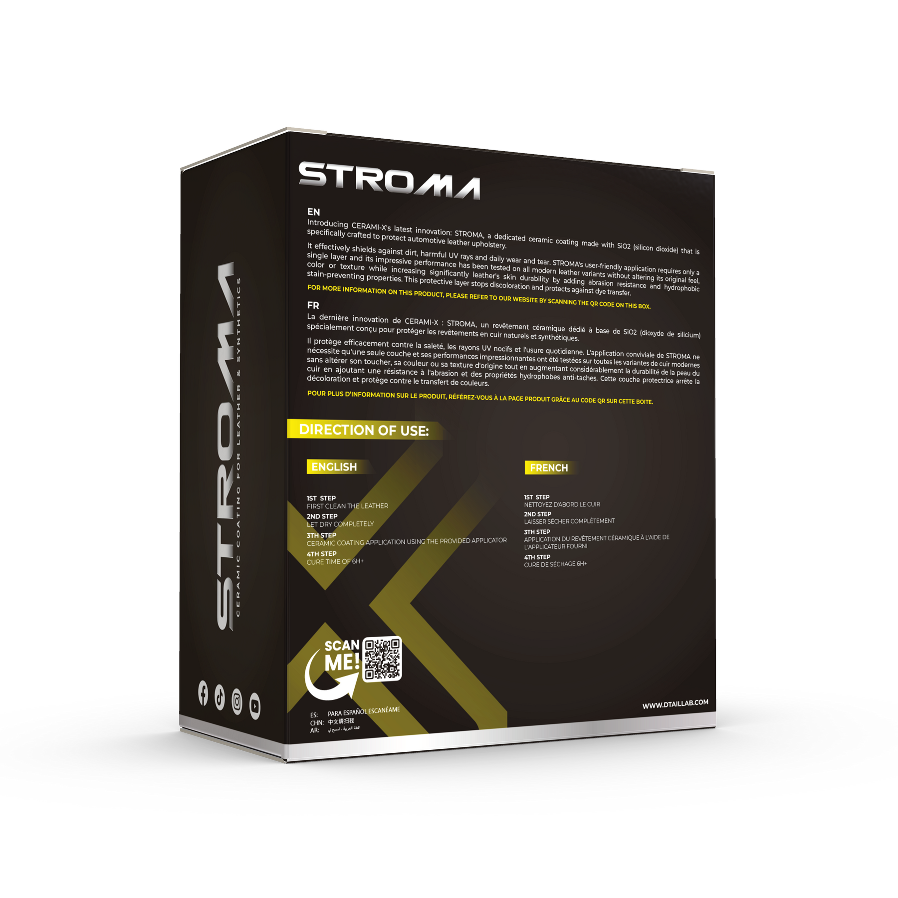 CERAMI-X STROMA Ceramic Coating for Leather & Synthetics