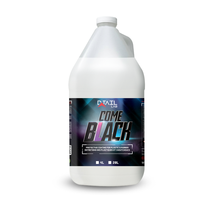 COMEBLACK Plastic & Rubber Trim Coating