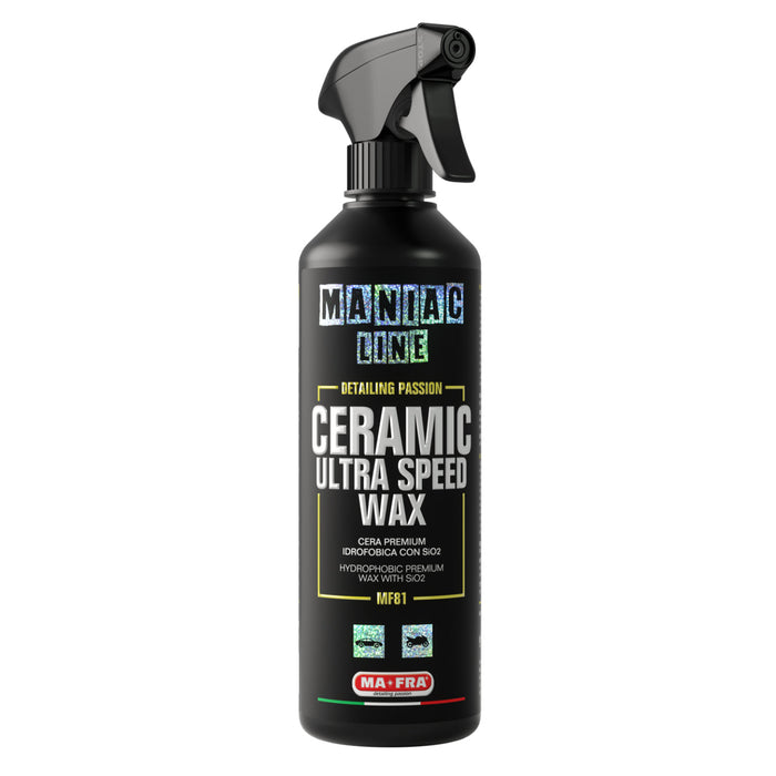 Ceramic Ultra Speed Wax · Cire spray SiO2 · Maniac Line