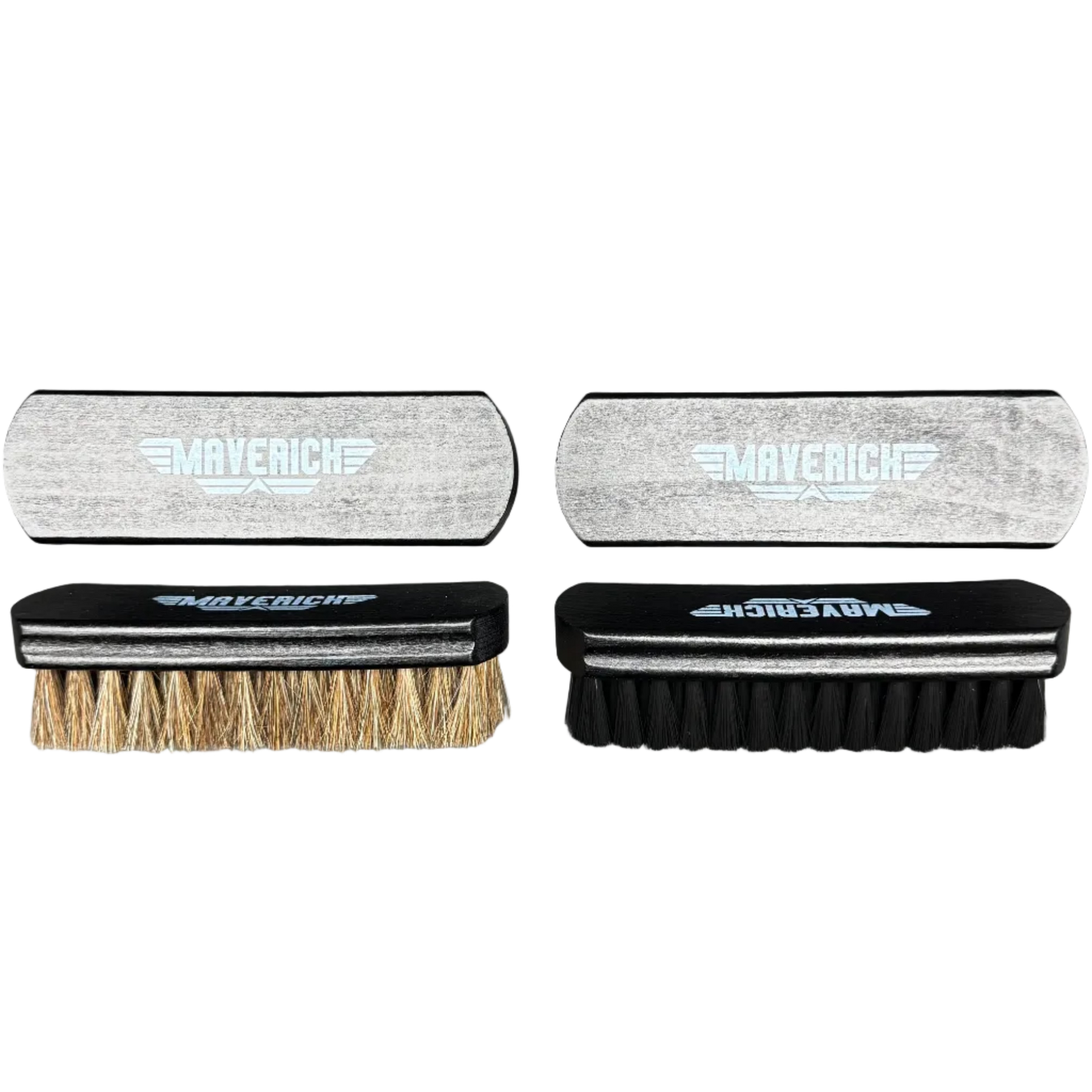 MAVERICK Leather & Fabric Brush Set - 2 PCS