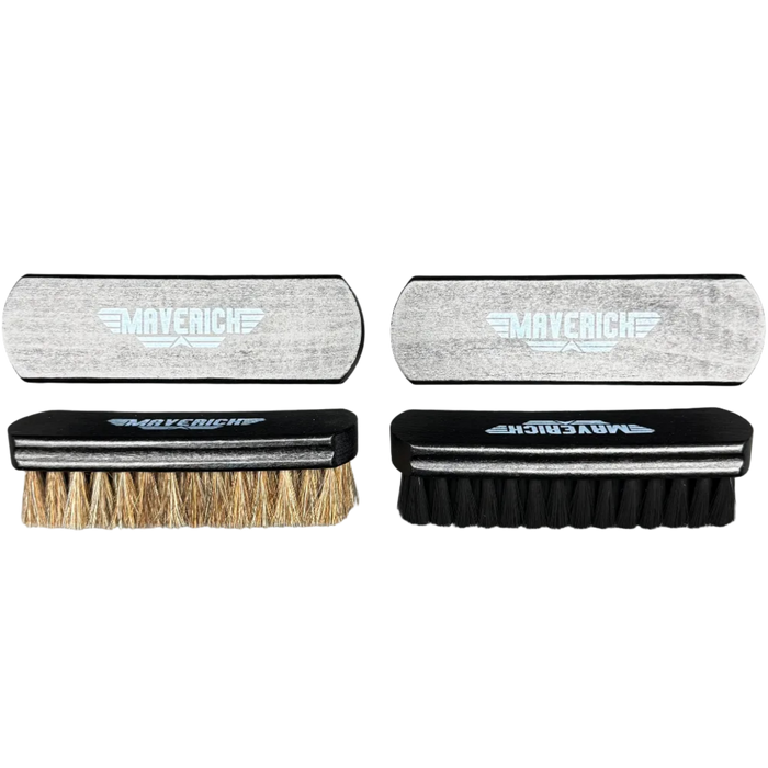 MAVERICK Leather & Fabric Brush Set - 2 PCS