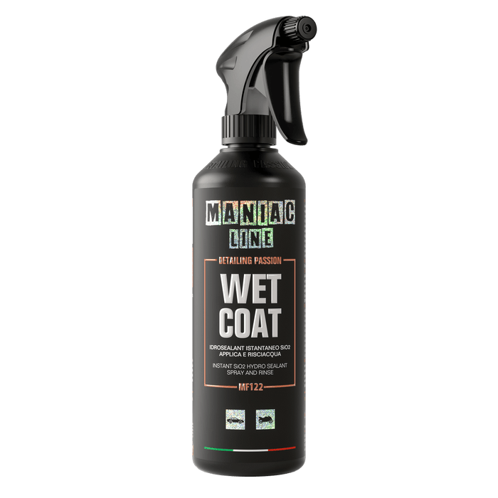 Wet Coat 500ml · Protection hydrophobe rinse coat · Maniac Line