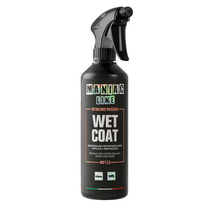 Wet Coat 500ml · Protection hydrophobe rinse coat · Maniac Line