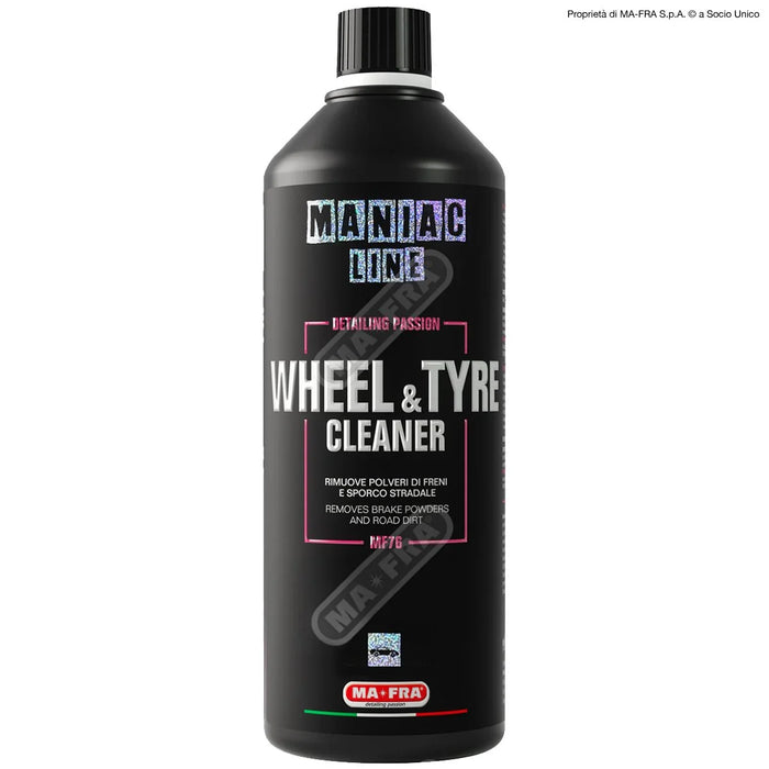 Wheel & Tire Cleaner · Nettoyant roues et pneus · Maniac Line