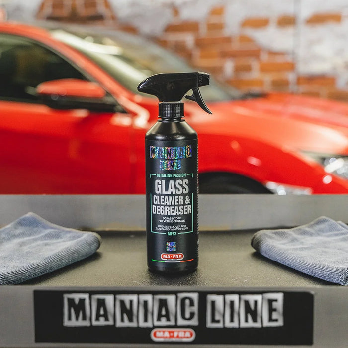 Glass Cleaner · Nettoyant vitres auto · Maniac Line