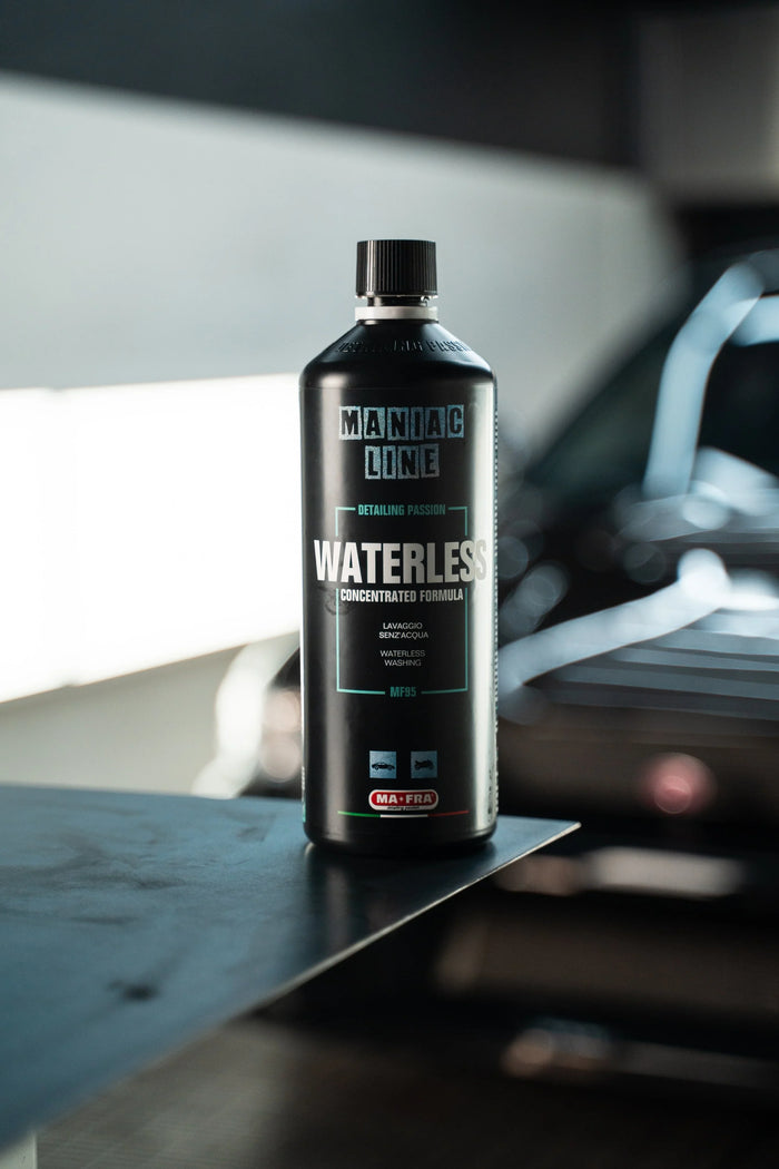 Waterless · Lavage auto sans eau · Maniac Line