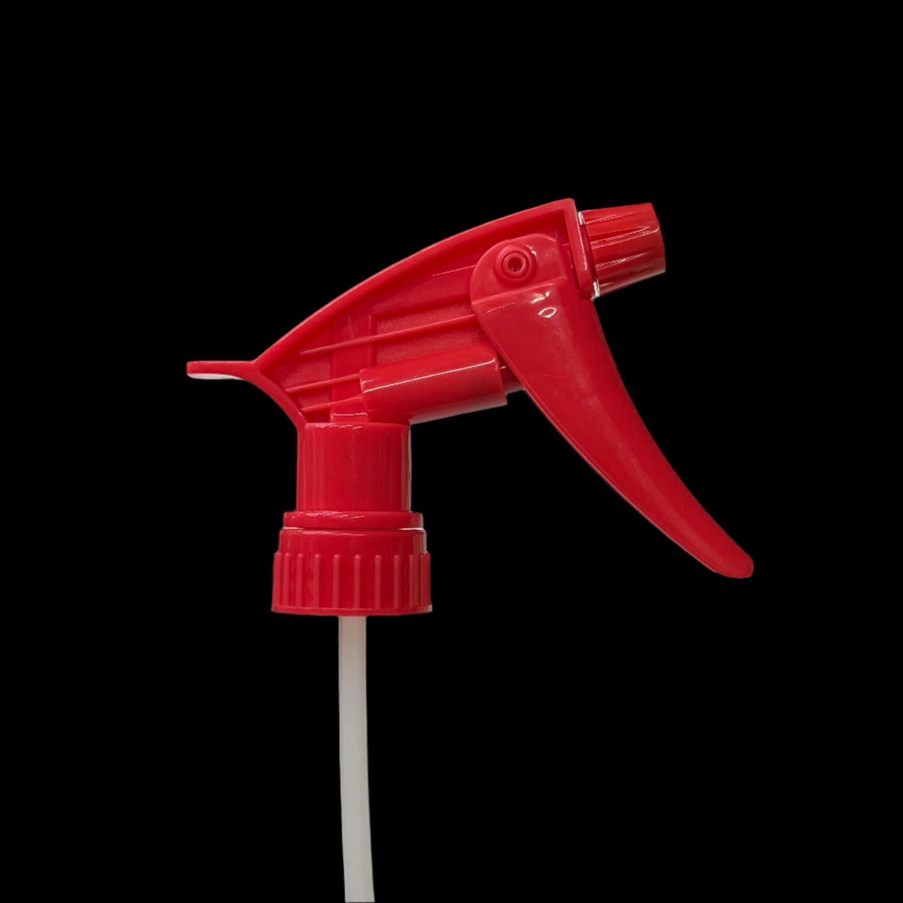 Red Chemical Resistant Trigger Sprayer, Low pH Acid + Solvent - Viton seal - 28/400