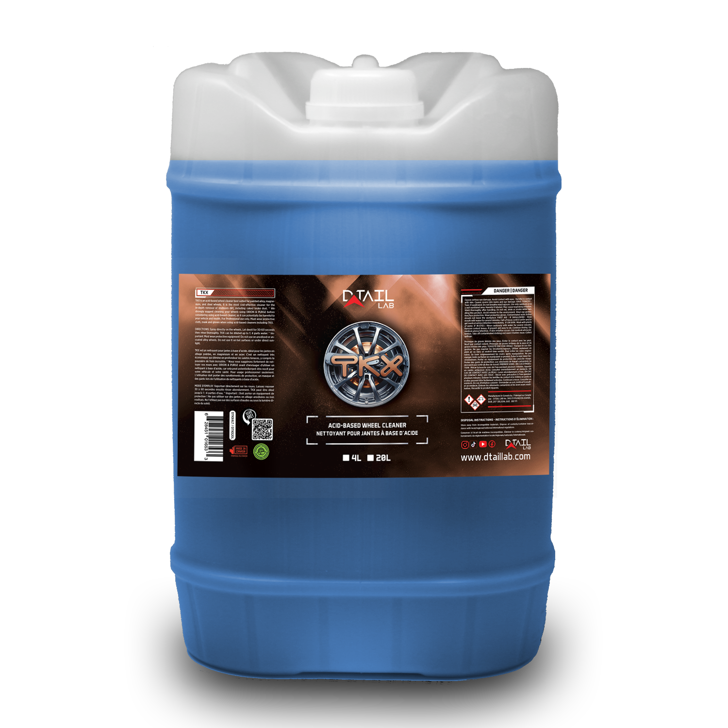 TKX Acid-based Wheel Cleaner