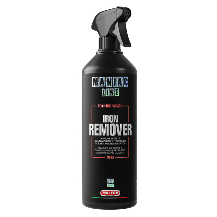 Iron Remover · Décontaminant ferreux · Maniac Line