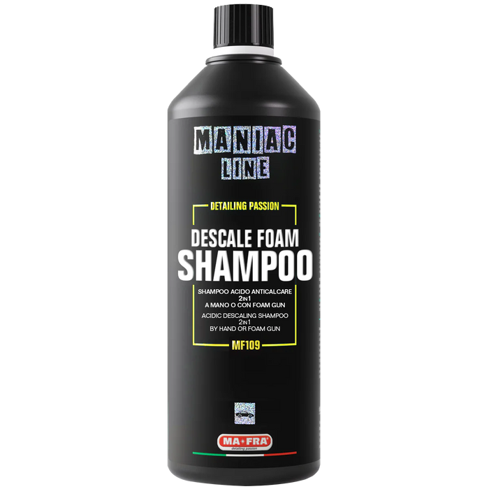 Descale 1L · Shampoing acide détartrant · Maniac Line