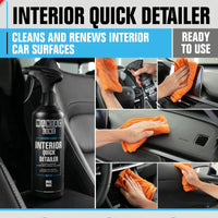INTERIOR QUICK DETAILER · Nettoie et rénove l'intérieur des voitures · Maniac Line